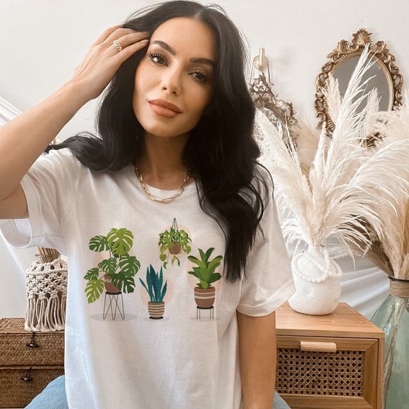 Plants Plants Plants White T shirt - Picture 2 of 5